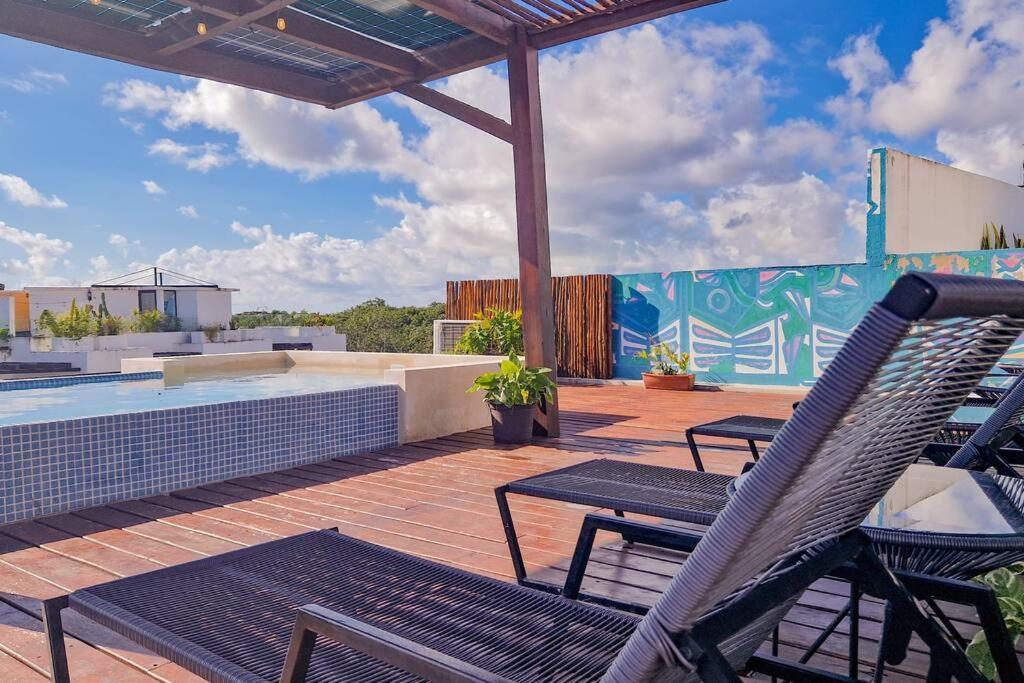 Apartamento Eco-Friendly And Modern Loft 4 By Noox Tulum Exterior foto